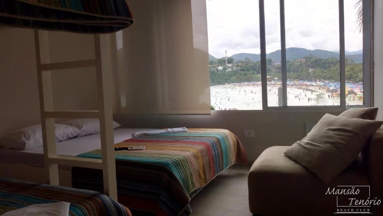 Mansao Tenorio - Suites, Estudio Ou Cobertura Pe Na Areia Ubatuba Dış mekan fotoğraf